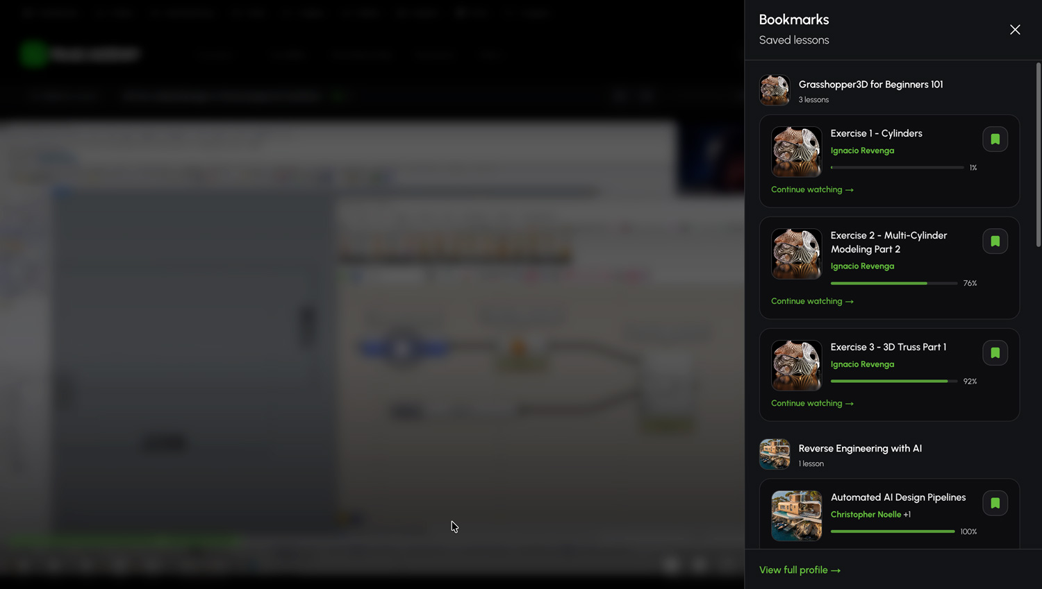 Bookmarks Sidebar