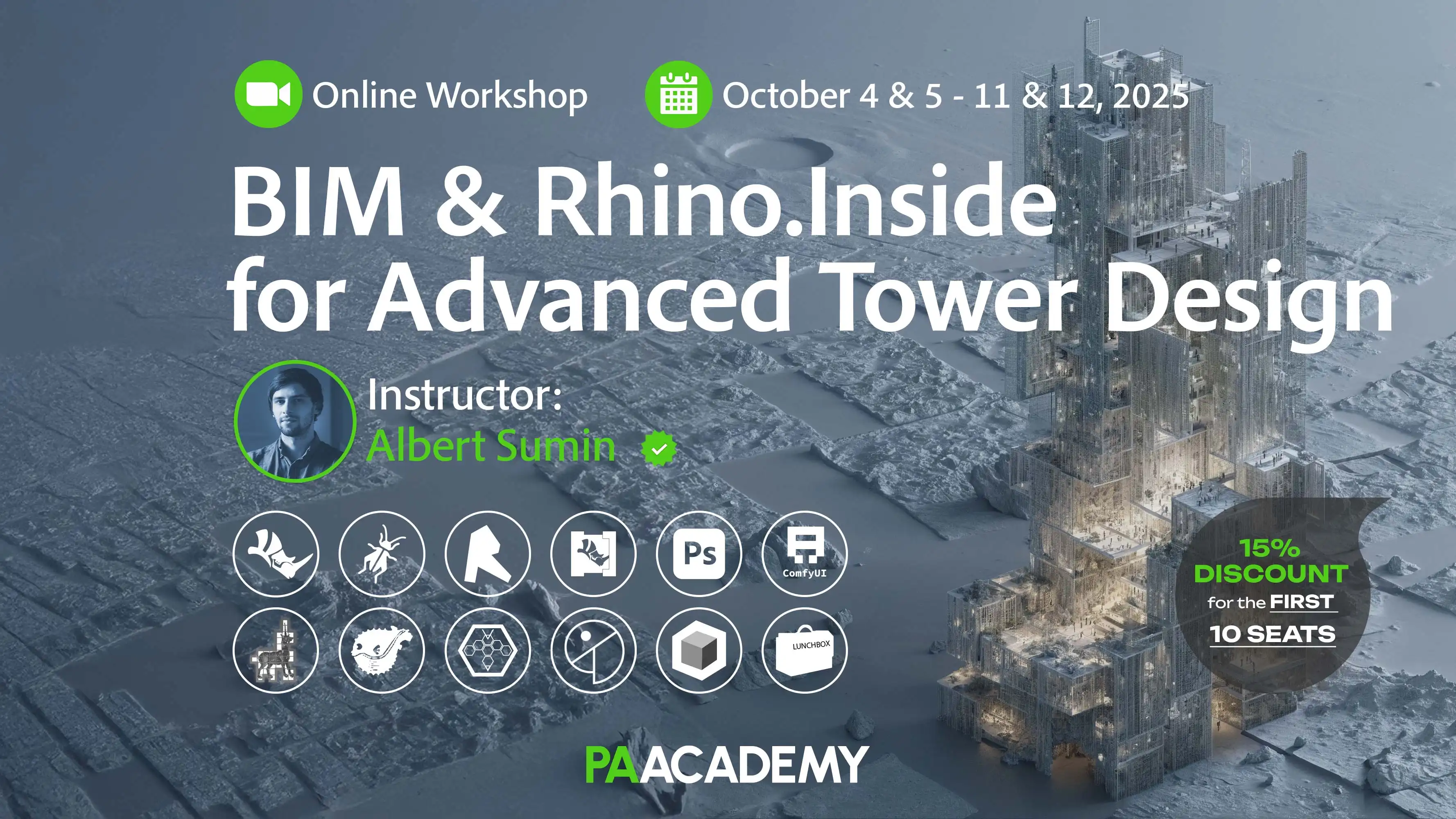 BIM & Rhino.Inside  for Advanced Tower Design